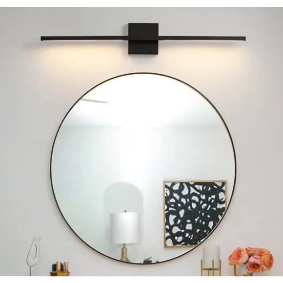 30" Brushed Black LED Bathroom Vanity Light Fixture Horizontal or Vertical - Picture 2 of 10
